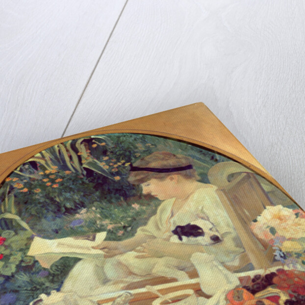 Tea in the Garden, 1910 by Leon Georges Carre