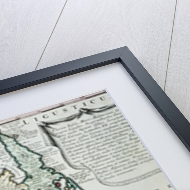 Map of Corsica by Georg Matthäus Seutter