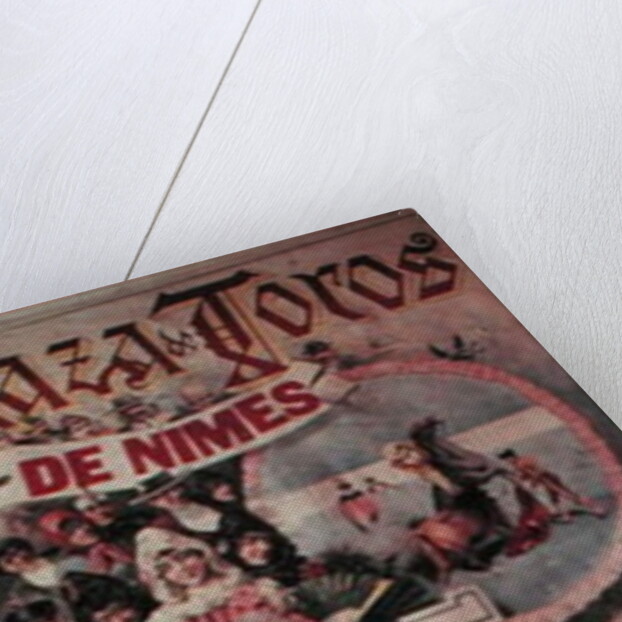 Poster advertising a bullfight at the Plaza de Toros, Nimes, 1st August 1897 by J. & Pastor E. Estellor