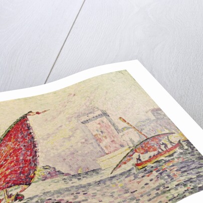 Fort Saint-Jean, Marseilles, 1907 by Paul Signac