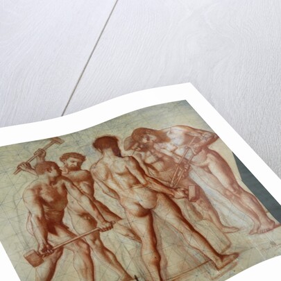 The Forgers, study for 'Allegorie du Travail' by Pierre Puvis de Chavannes