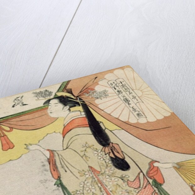 The Poetess Ko-Shibuku by Hosoda Eishi