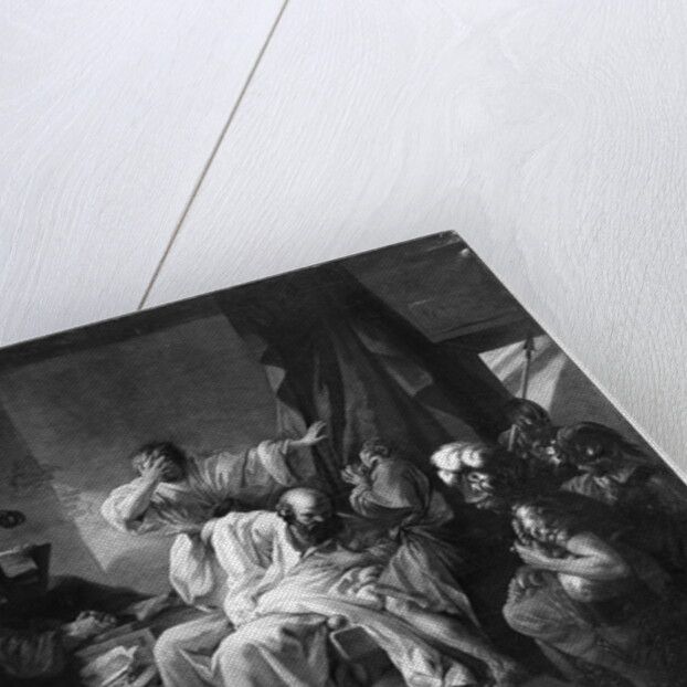 The Death of Socrates 1762 by Jacques Philippe Joseph de Saint-Quentin