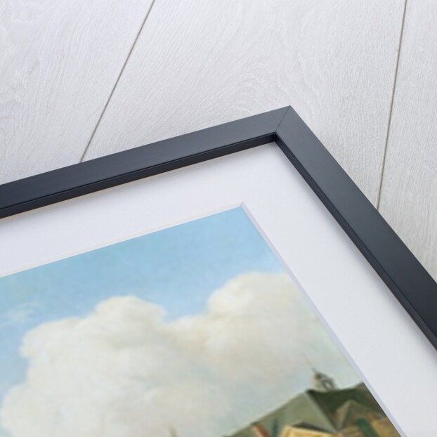 The Abbey Church of Saint-Denis and the School of the Legion of Honour in 1840 by Aline Clement