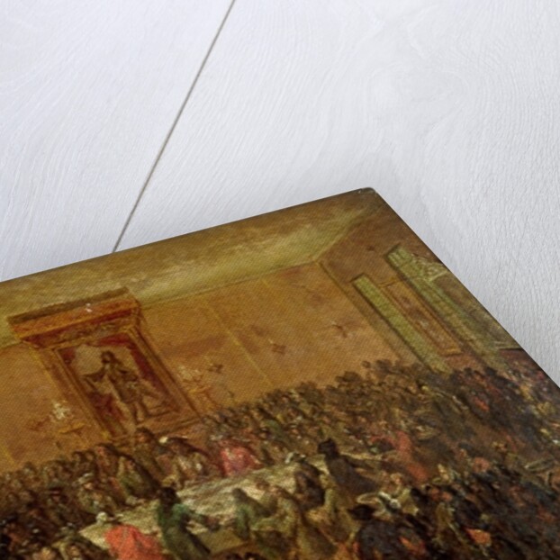 Banquet Given in Honour of Louis XIV by the Corps Municipal at the Hotel-de-Ville, c.1680 by French School