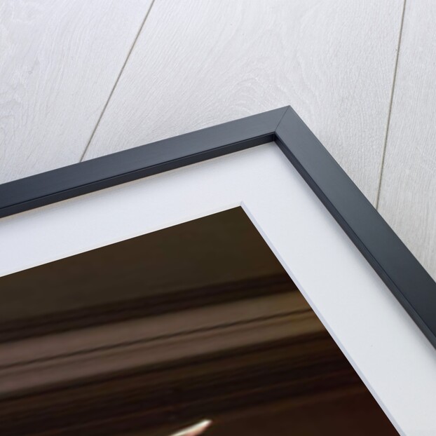 An angel above the altarpiece of the Chapel of St. Joseph by Mexican School