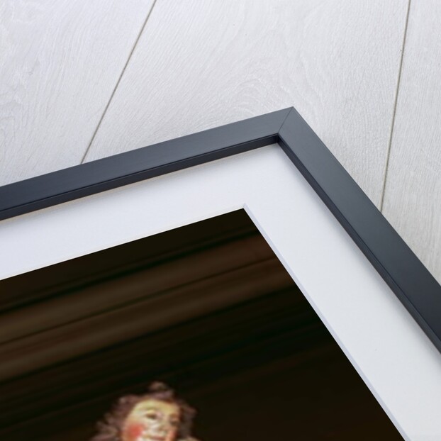 An angel above the altarpiece of the Chapel of St. Joseph by Mexican School