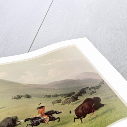 The Buffalo Hunt, c.1832 by George Catlin