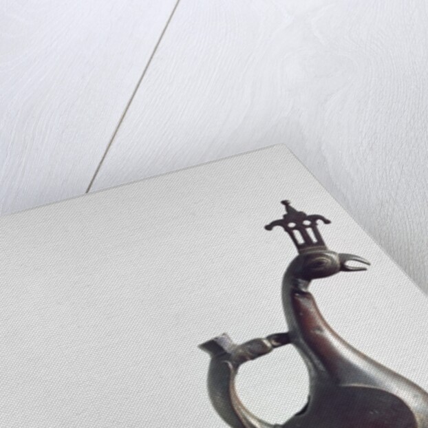 Aquamanile in the form of a peacock by Islamic School