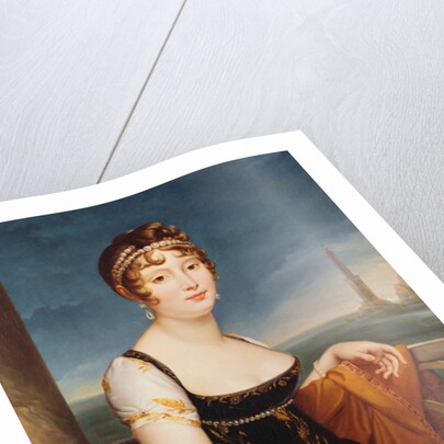 Portrait of Caroline Bonaparte, Queen of Naples by Francois Pascal Simon Baron Gerard