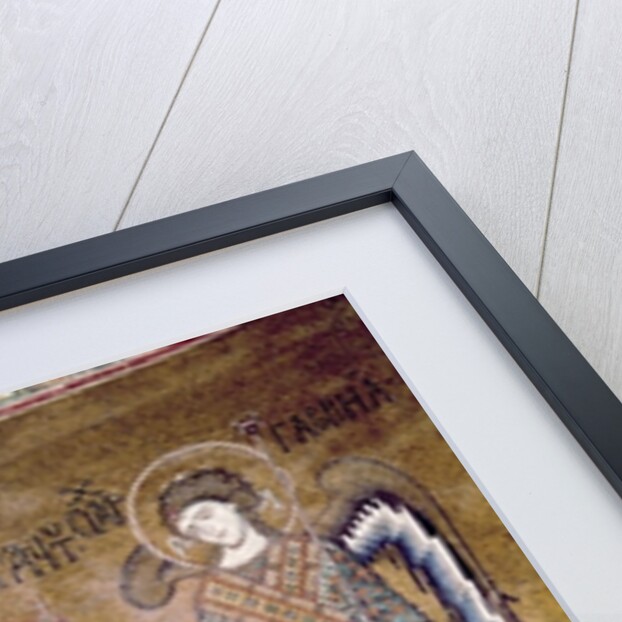 The Virgin and Child enthroned between two angels by Byzantine School