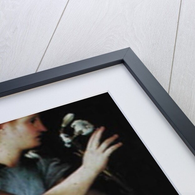 The Archangel Gabriel, left hand panel from the Annunciation by Lorenzo Lotto