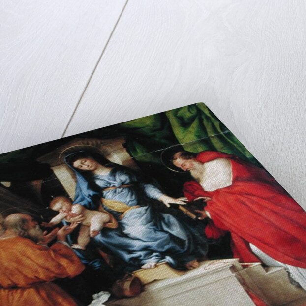 The Madonna of the Roses, 1526 by Lorenzo Lotto