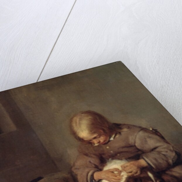 The Flea-Catcher c.1655 by Gerard ter Borch or Terborch