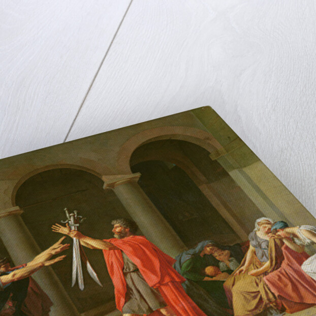 The Oath of Horatii, 1784 by Jacques Louis David