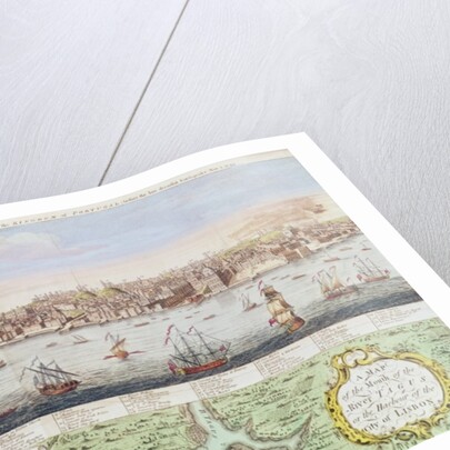 View of Lisbon, 1755 by English School