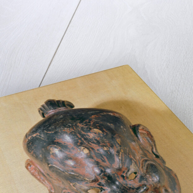 Gigaku mask, Nara Period by School Japanese