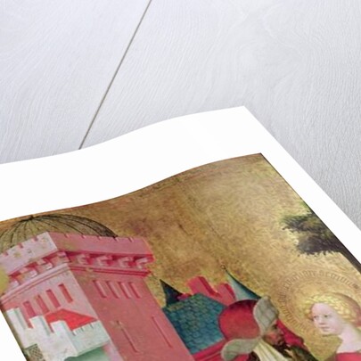 St. Barbara Locked in a Tower by her Father by Francke Master