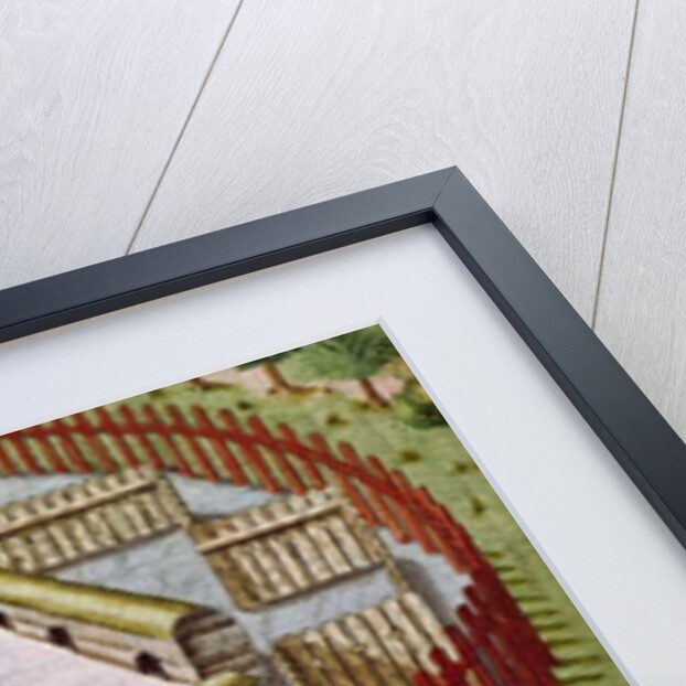 An Indian Village by Theodor de Bry