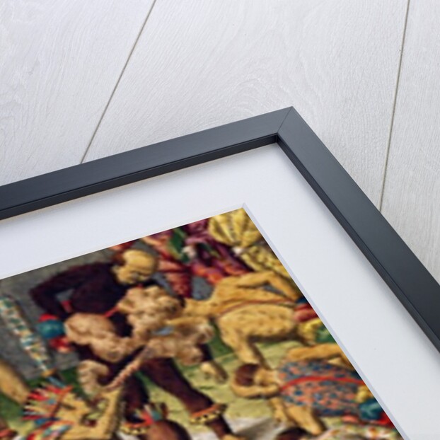 A Barbarian Celebration by Theodor de Bry