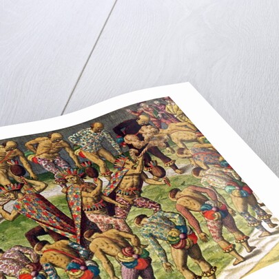 A Barbarian Celebration by Theodor de Bry