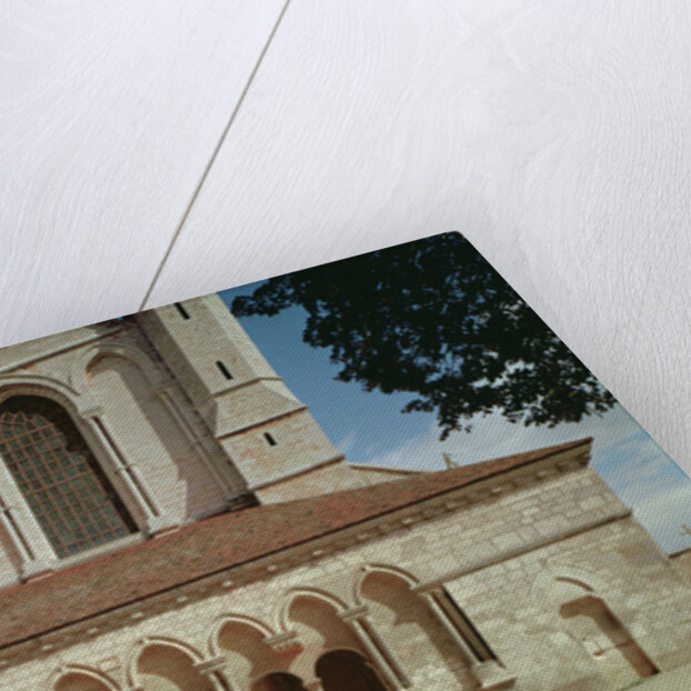 View of the entrance porch of the Cistercian Abbey, built 1140-60 by French School