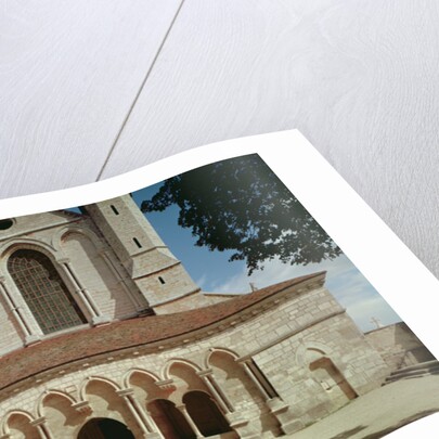 View of the entrance porch of the Cistercian Abbey, built 1140-60 by French School