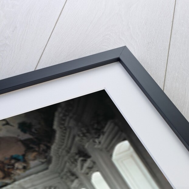 Grand Staircase with frescoed vault, Wurzburg Residence, Germany, by architect Johann Balthasar Neumann, built 1719-44 by Balthasar Neumann