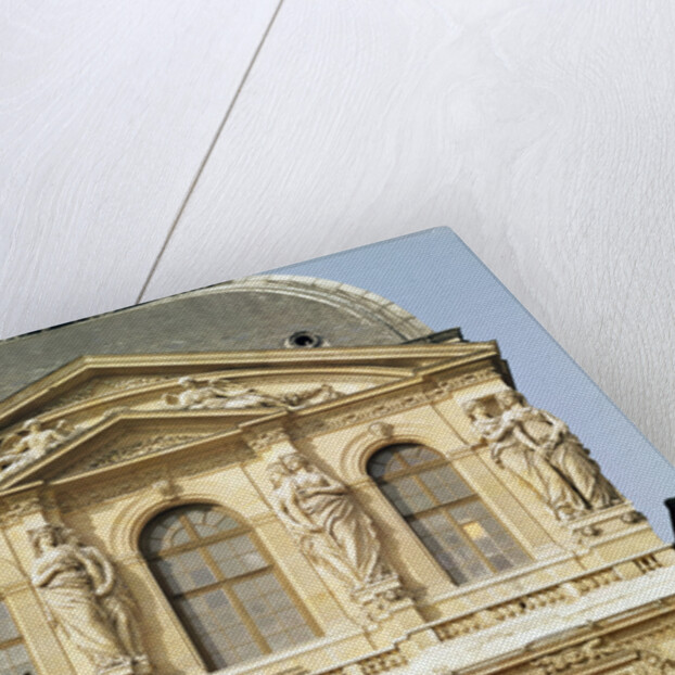 The Pavillon de l'Horloge of the Louvre, built 1639-42 by Jacques Lemercier
