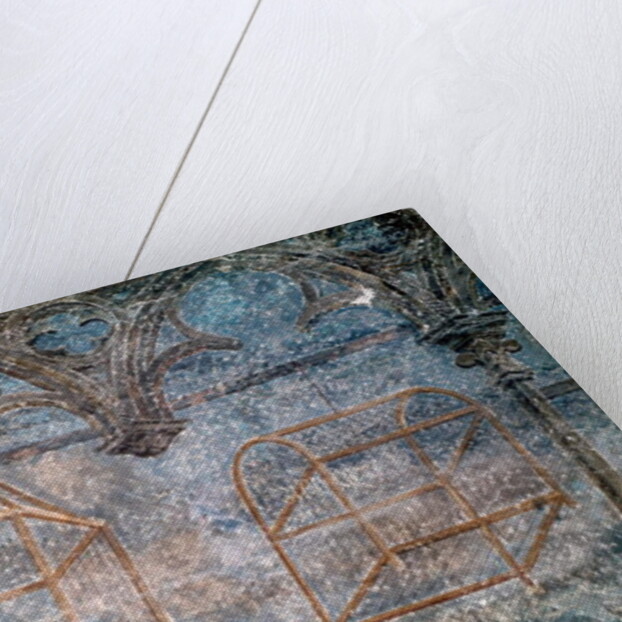 Cages and architectural details from the Pope's bedroom, 1334-62 by French School