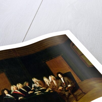 The Plenipotentiaries at the Congress of Baden, September 1714 by Johann Rudolph the Elder Huber