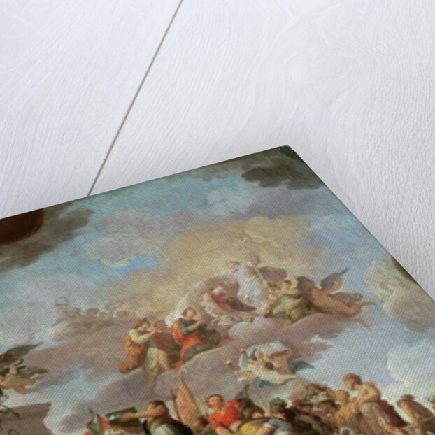 Christopher Columbus Offering the New World to the Catholic Kings, before 1765 by Antonio the Elder Gonzalez Velazquez