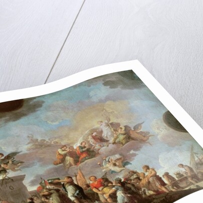 Christopher Columbus Offering the New World to the Catholic Kings, before 1765 by Antonio the Elder Gonzalez Velazquez