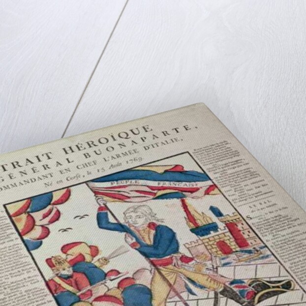 Napoleon I on the Bridge at Arcola, 17th November 1796, 18th-19th century by School French