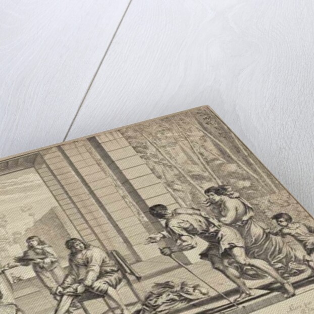 Clothing the Naked by Abraham Bosse