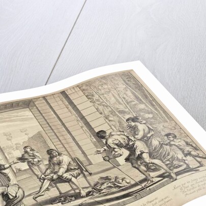 Clothing the Naked by Abraham Bosse