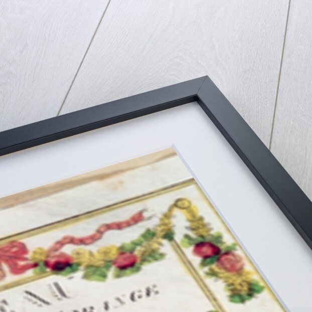 Vignette of 'Eau de Fleur d'Orange', perfumers and distillers in Grasse by French School