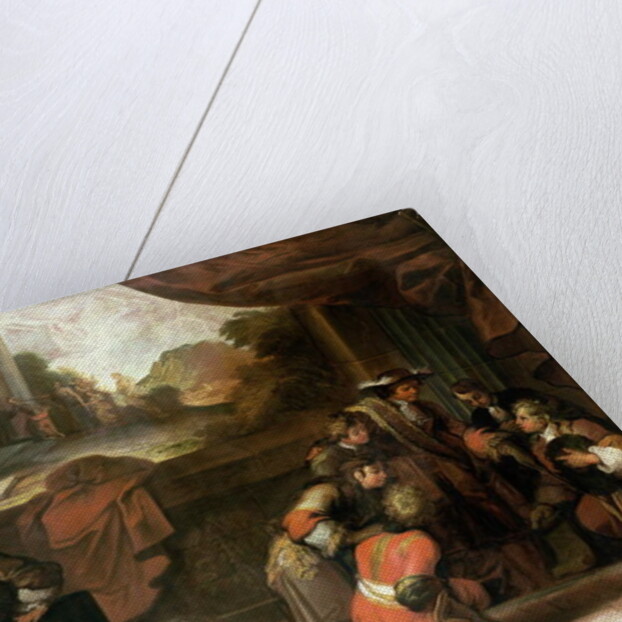 Interior of a Room with Geographers and Mathematicians, c.1680-90 by French School