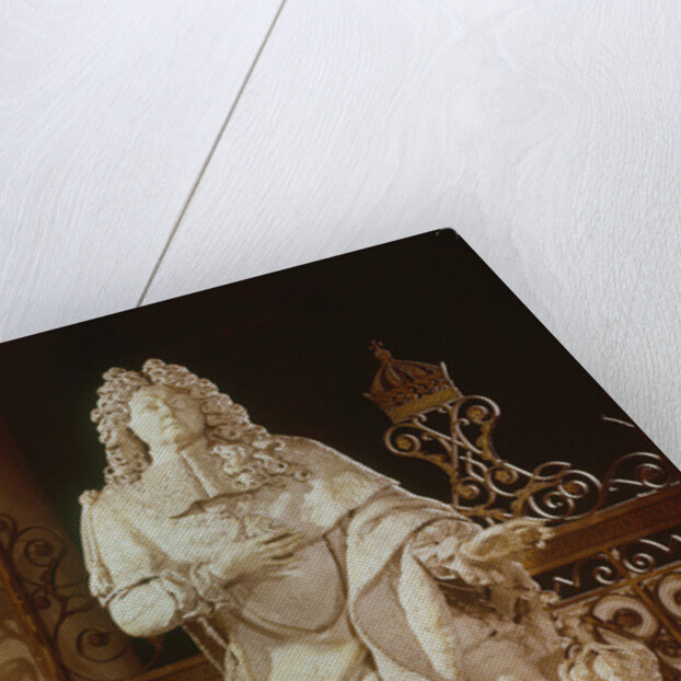 The Vow of Louis XIII detail of Louis XIV 1715 by Antoine Coysevox