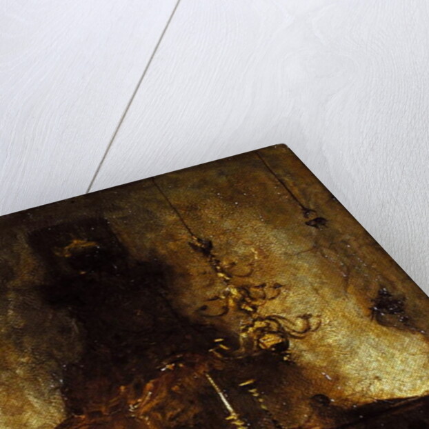 Interior of a German Synagogue in the Hague, 1875-80 by Johannes Bosboom