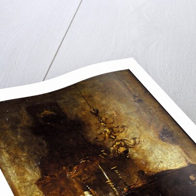 Interior of a German Synagogue in the Hague, 1875-80 by Johannes Bosboom