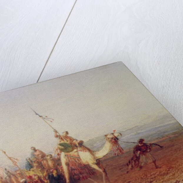 A Caravan on the Way to Cairo by Felix Ziem