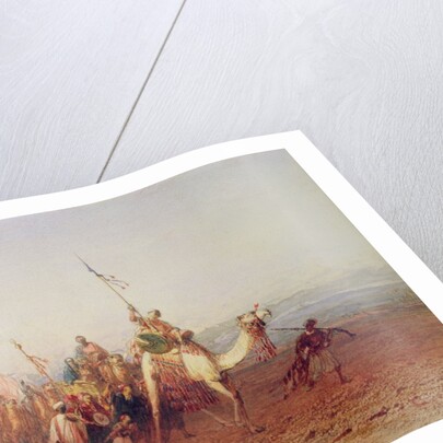 A Caravan on the Way to Cairo by Felix Ziem