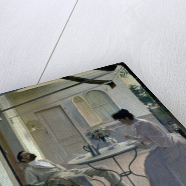 Open Air Interior, Barcelona, 1892 by Ramon Casas i Carbo