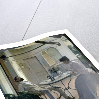 Open Air Interior, Barcelona, 1892 by Ramon Casas i Carbo