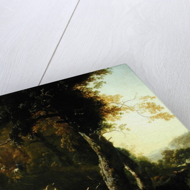 Landscape with Rising Sun by Adam Pynacker