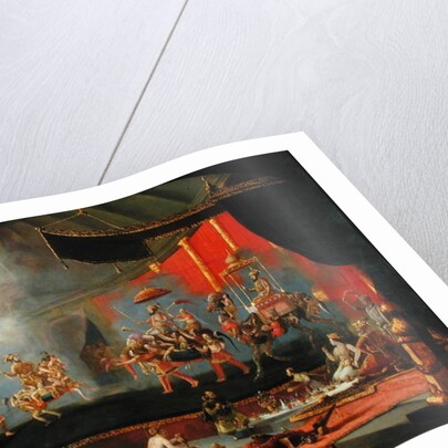 Painting inspired by Moghul miniatures by Willem Schellinks