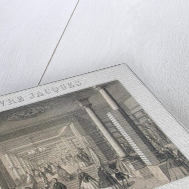 Au Pauvre Jacques: Entrance to the Shops by French School