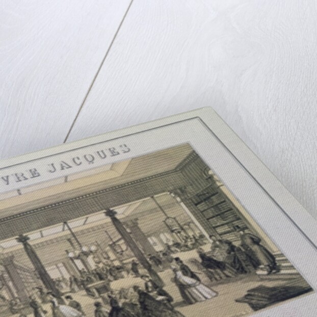 Au Pauvre Jacques: The Fabric Department by French School