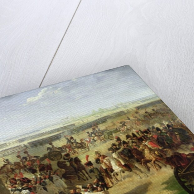 The French Army Pulling Down the Rosbach Column, 18th October 1806, 1810 by Pierre Antoine Augustin Vafflard